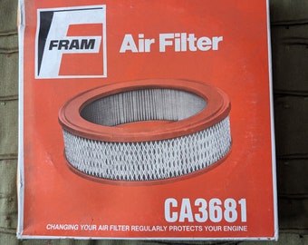 Vintage FRAM Air Filter CA 3681 Dated for 1982 - 1985 Chevrolet T-10 Blazer GMC Jimmy