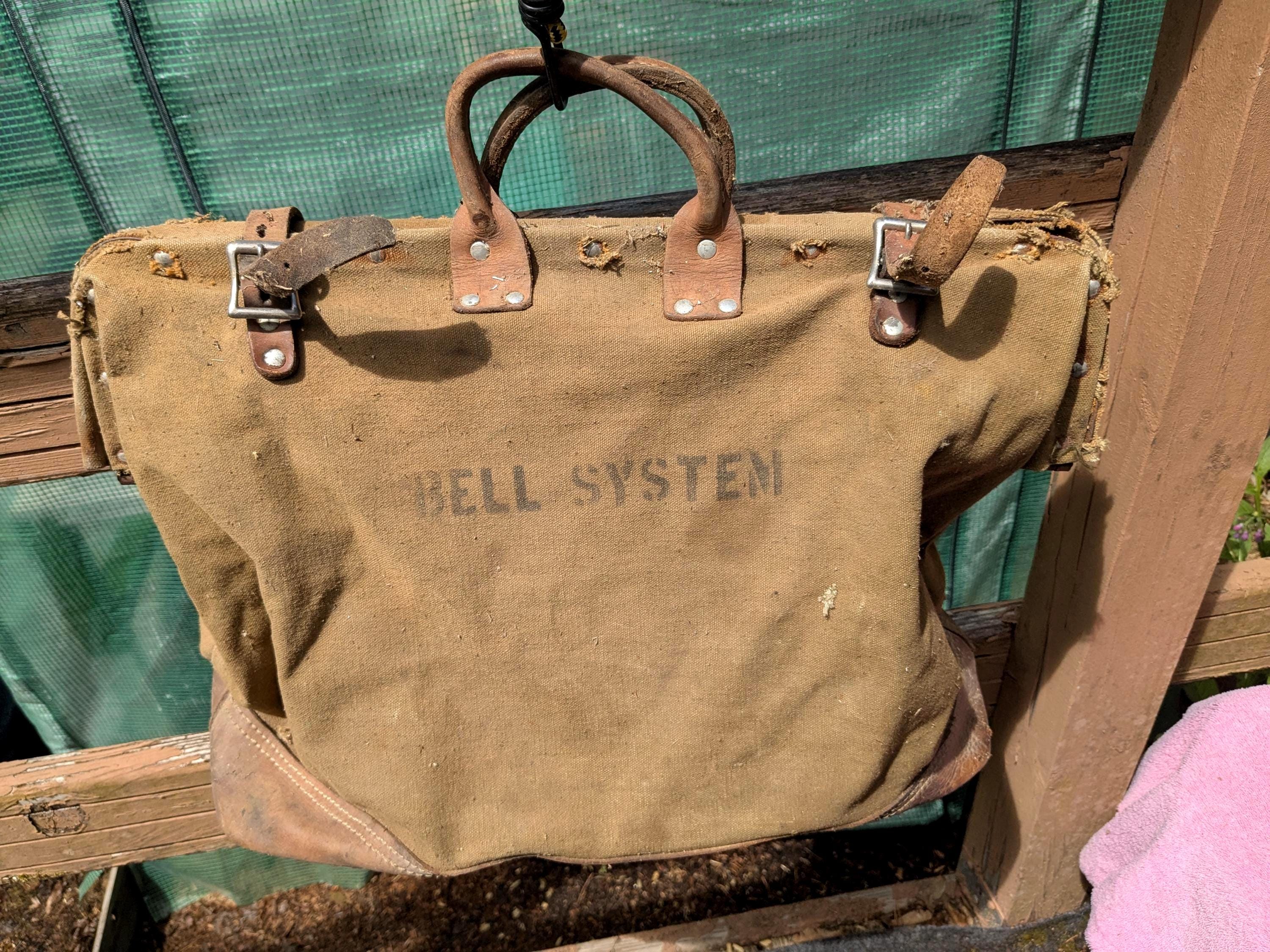 Vintage Bell System Bag - Etsy