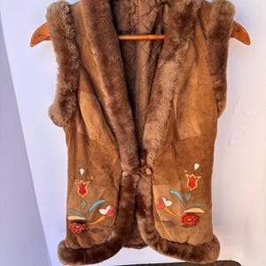 70s Fur Vest - Etsy