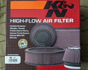 Vintage K&N High-Flow Filtercharger® Air Filter Washable DK E 1420 New in Box