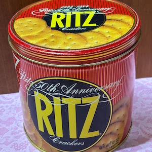 1984 50th Anniversary Ritz Cracker Tin - Etsy
