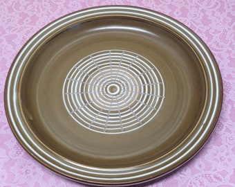 Vintage Genuine N. E. C. Stoneware 12" Chop Plate (Round Platter) JAPAN