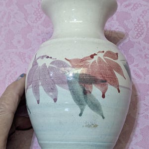 Rustic Stoneware Studio Pottery Heavy Duty Vase - No Makers Mark