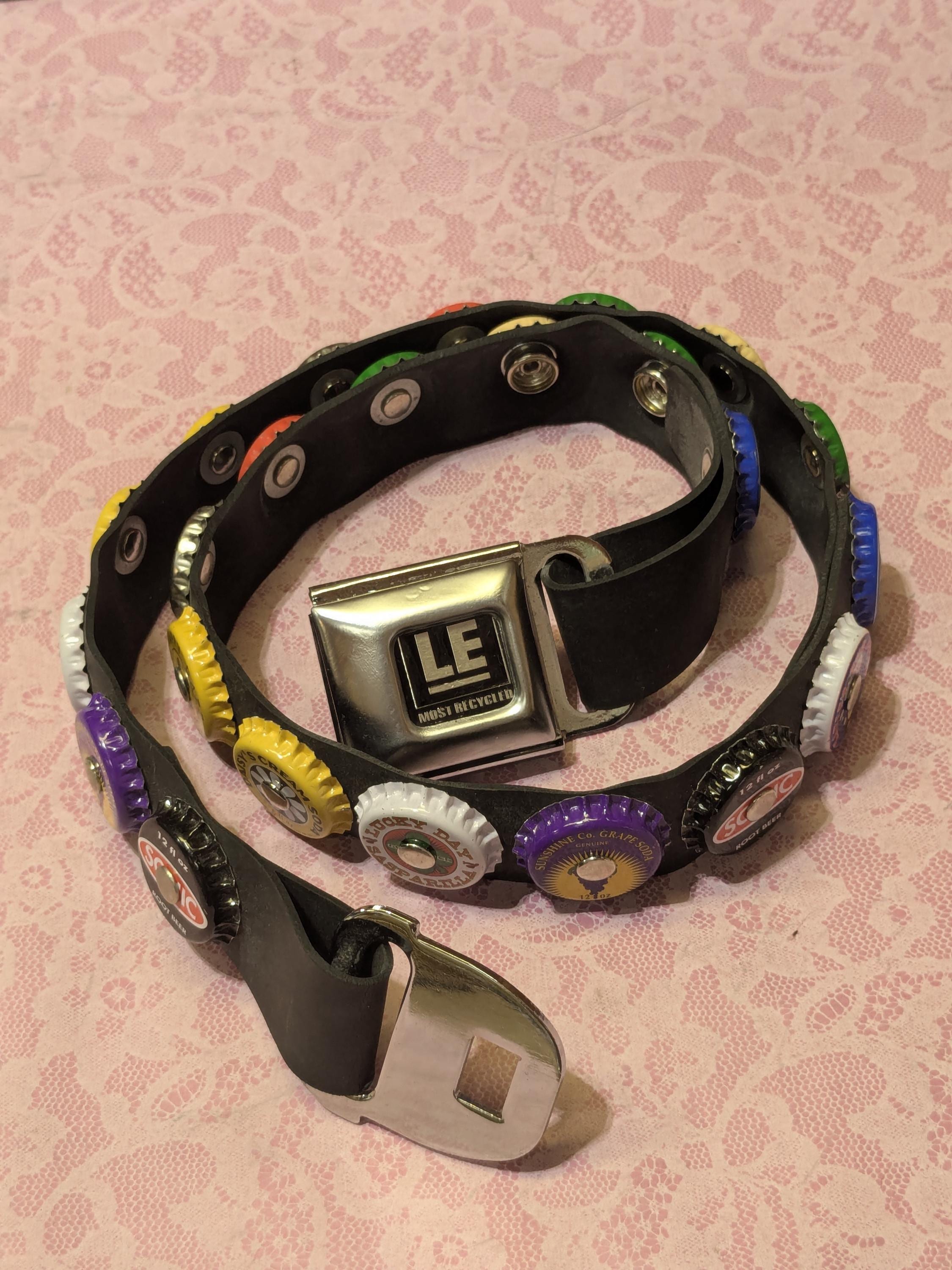 Little Earth LE Bottle Cap Car Seat Buckle Belt - Unusual 
