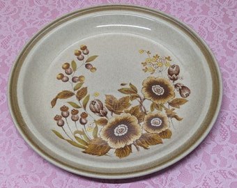 Vintage Country Living Stoneware 12" Chop Plate WOODHUE sy-16775 by INTERNATIONAL China