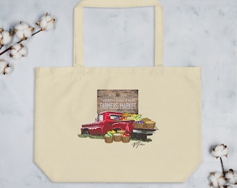 Farmers Market Organic Tote Bag