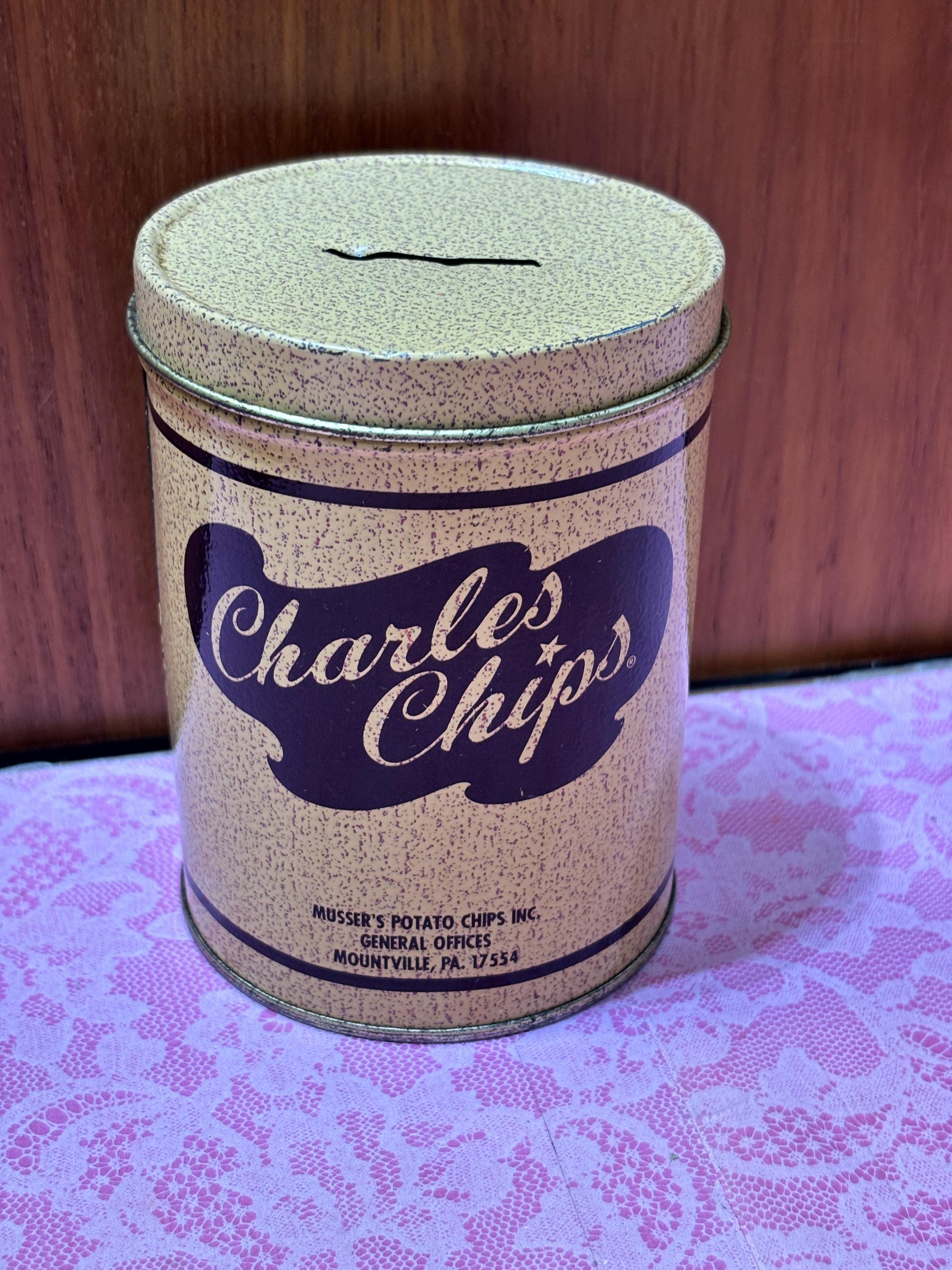 Vintage Potato Chip Cans - Etsy