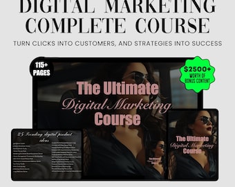 Ultimate Digital Marketing Full Course | Full Course | Lifetime Access | Marketing Course | Exclusive Bonuses | Business Success & Growth