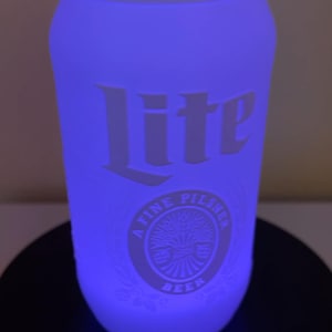 Tea light Miller Lite can