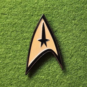 The Original Show TOS Command Badge 2&quot; Enamel Pin