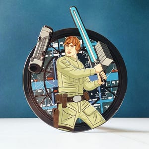 Luke Skywalker LE25 3.5&quot; POP Enamel Pin