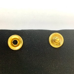 Gold Colored Gripper Snaps