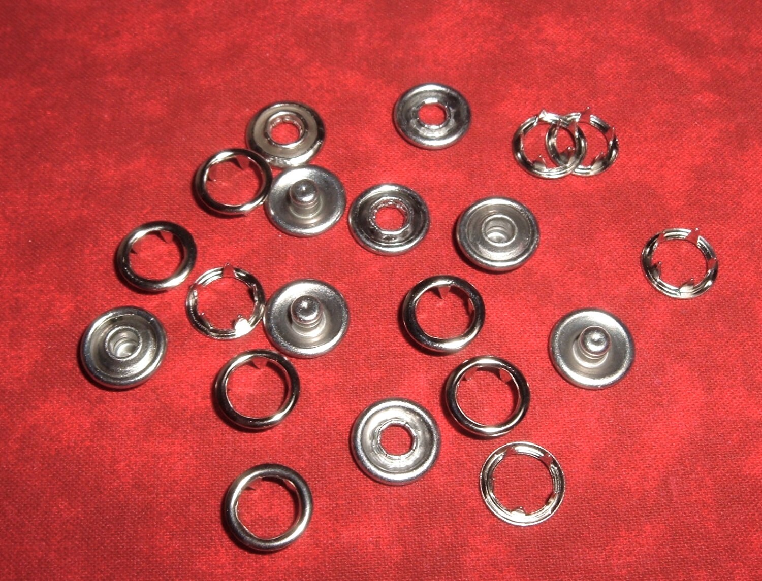 125 Sets Gripper Snaps Size 16 No Sew Snaps 11 Mm Snap Etsy