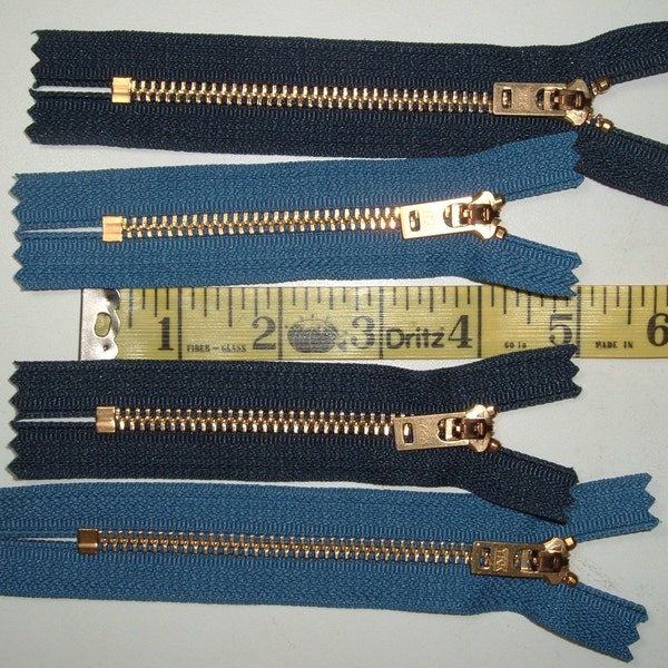 4 or 5 Inch Jeans Zippers
