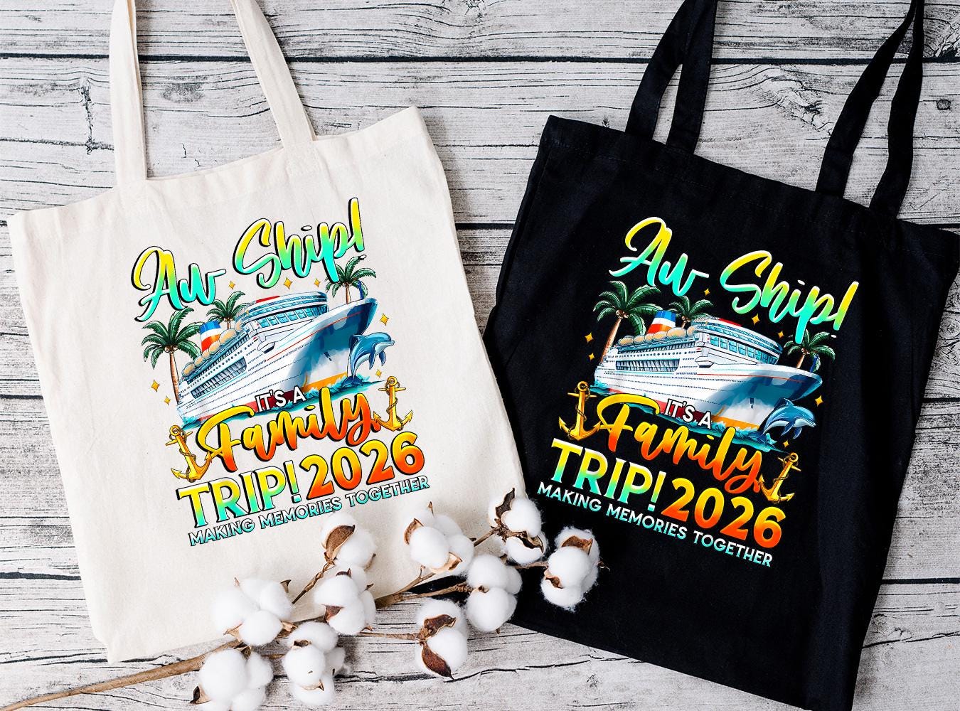 Aw Ship It’s A Family Trip 2026 DTF Transfer: Cruise Shirt Design - Etsy