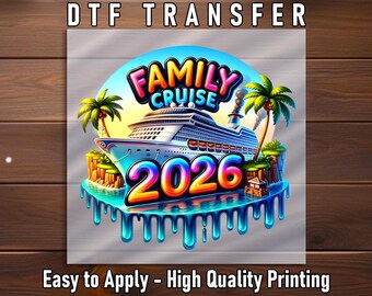 2026 Family Cruise DTF Transfer: DIY Vacation Apparel