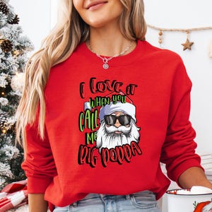 Santa Claus Artwork DTF Transfer, Holiday Winter Apparel Print Ready To Press Tee image 6