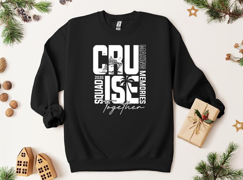 2026 Cruise Squad DTF Transfer: Tropical Sunset Vacation Apparel image 8