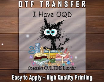Sewing Mess DTF Transfer: Funny Quilter Gift