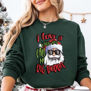Santa Claus Artwork DTF Transfer, Holiday Winter Apparel Print Ready To Press Tee image 5