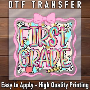 Doodle Style DTF Transfer Bundle: PreK-5th Grade Shirt Designs