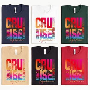 2026 Cruise Squad DTF Transfer: Tropical Sunset Vacation Apparel image 10
