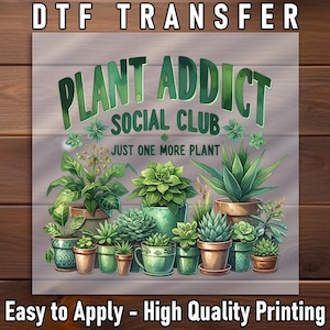 a sign that says plant addict social club just one more plant