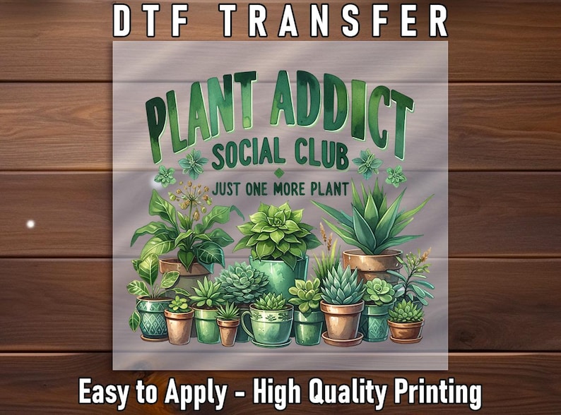 a sign that says plant addict social club just one more plant