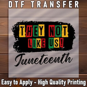 Afro Colors DTF Transfer: Juneteenth Pride Iron-On Design