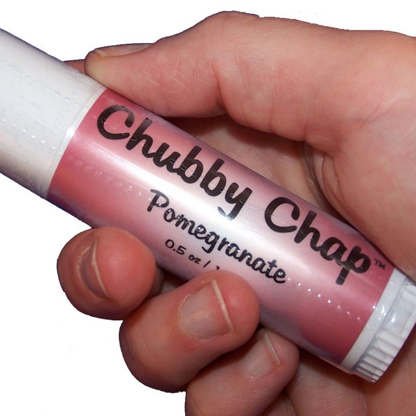 FREE SHIPPING - Chubby Chap .5 oz GIANT lip balm  - 4 tubes - Please choose your flavors!