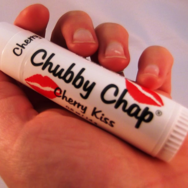 Chubby Chap GIANT .5 oz Natural lip balm -Cherry Kiss