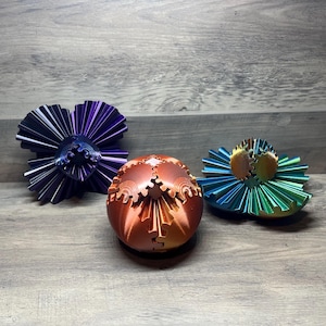 Gear Ball Fidget Toy 3D Printed - Stress Reliever, Mechanical Desk Toy, Executive Gift, Office Decor, Desk Fidget Toy