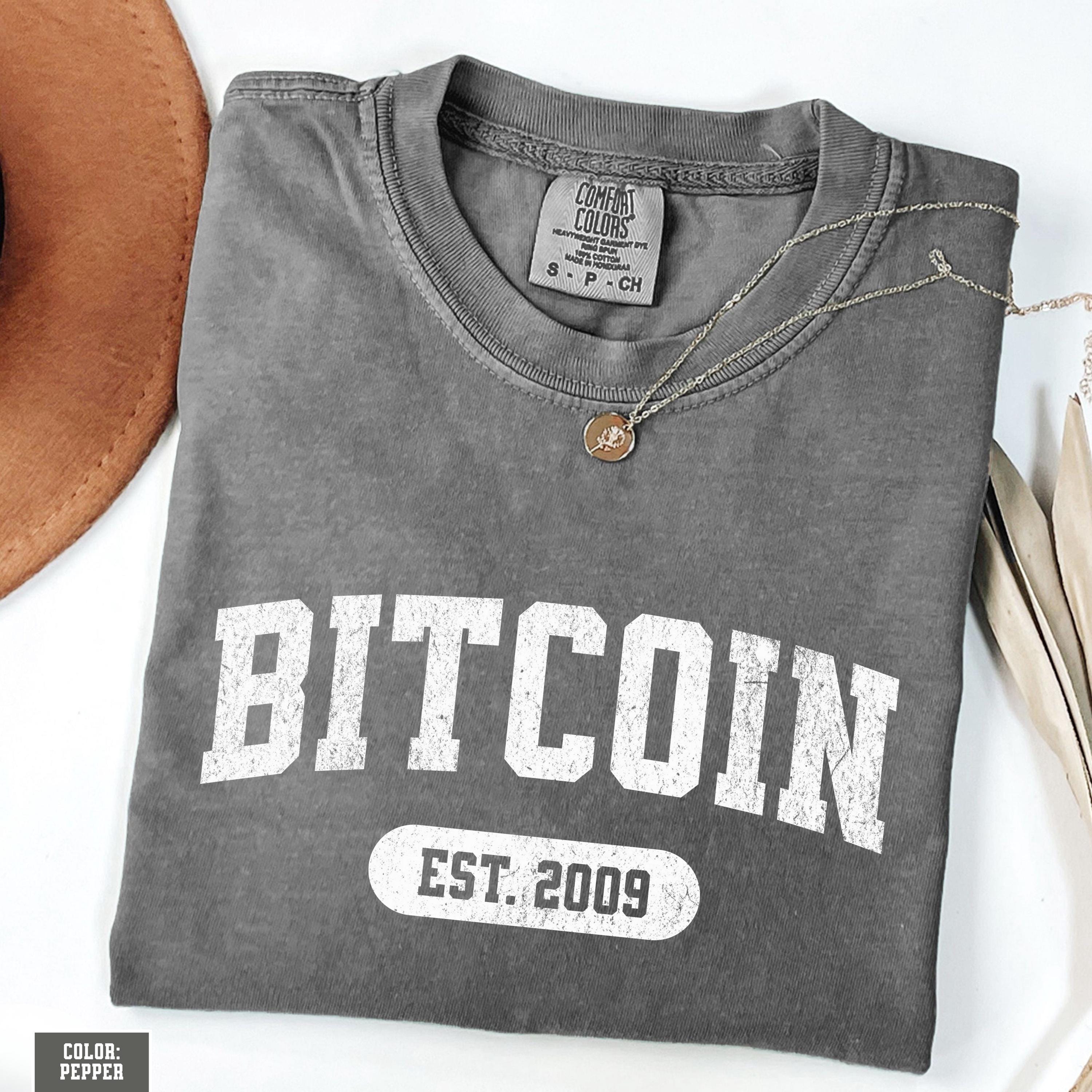 Bitcoin Shirt Unisex, Bitcoin EST 2009, Crypto T-shirt, Minimalist Bitcoin  Tee, Bitcoin Trader Gift, BTC Gift, Bitcoin Merch, Crypto Fan Tee - Etsy