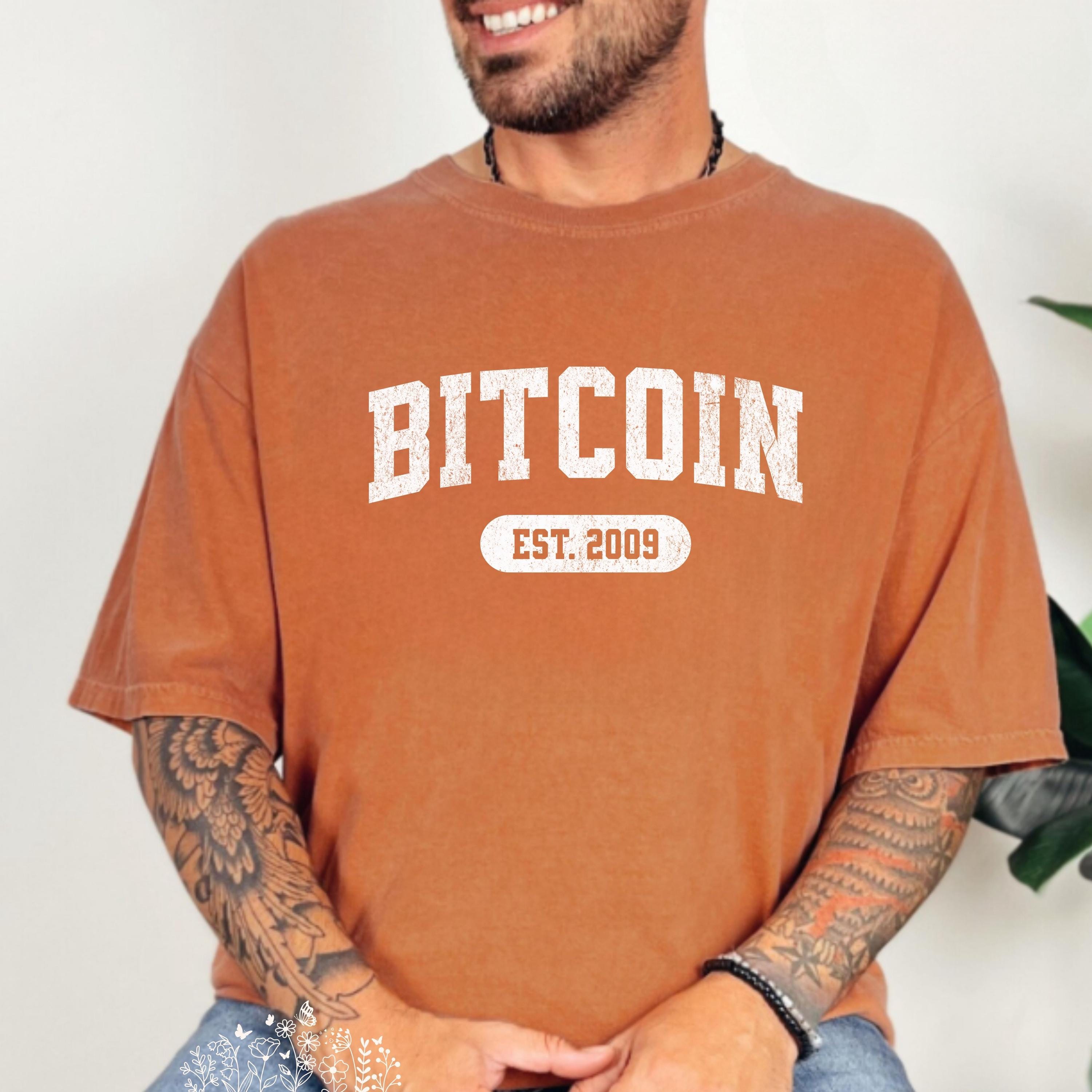 Bitcoin Shirt Unisex, Bitcoin EST 2009, Crypto T-shirt, Minimalist Bitcoin  Tee, Bitcoin Trader Gift, BTC Gift, Bitcoin Merch, Crypto Fan Tee - Etsy