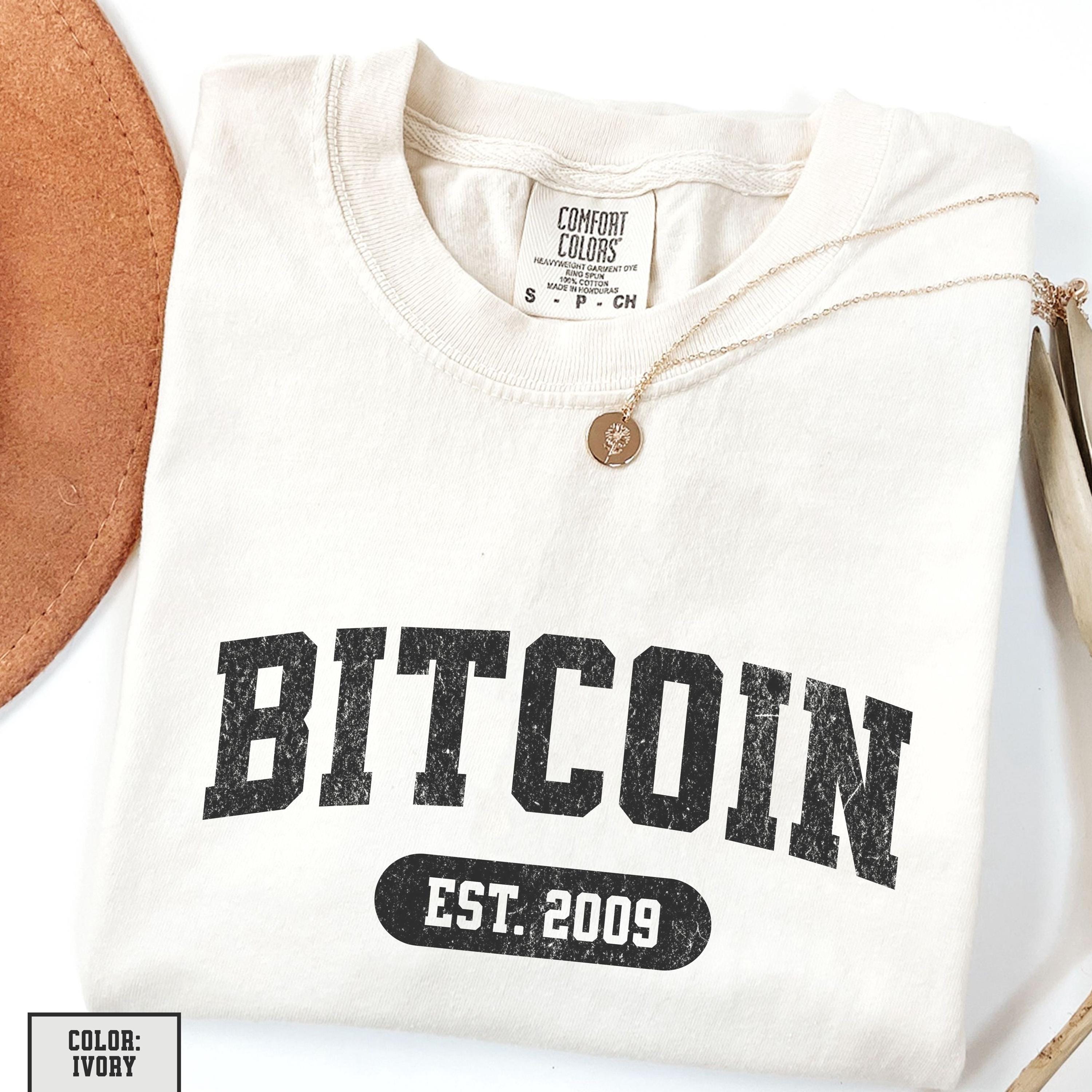 Bitcoin Shirt Unisex, Bitcoin EST 2009, Crypto T-shirt, Minimalist Bitcoin  Tee, Bitcoin Trader Gift, BTC Gift, Bitcoin Merch, Crypto Fan Tee - Etsy