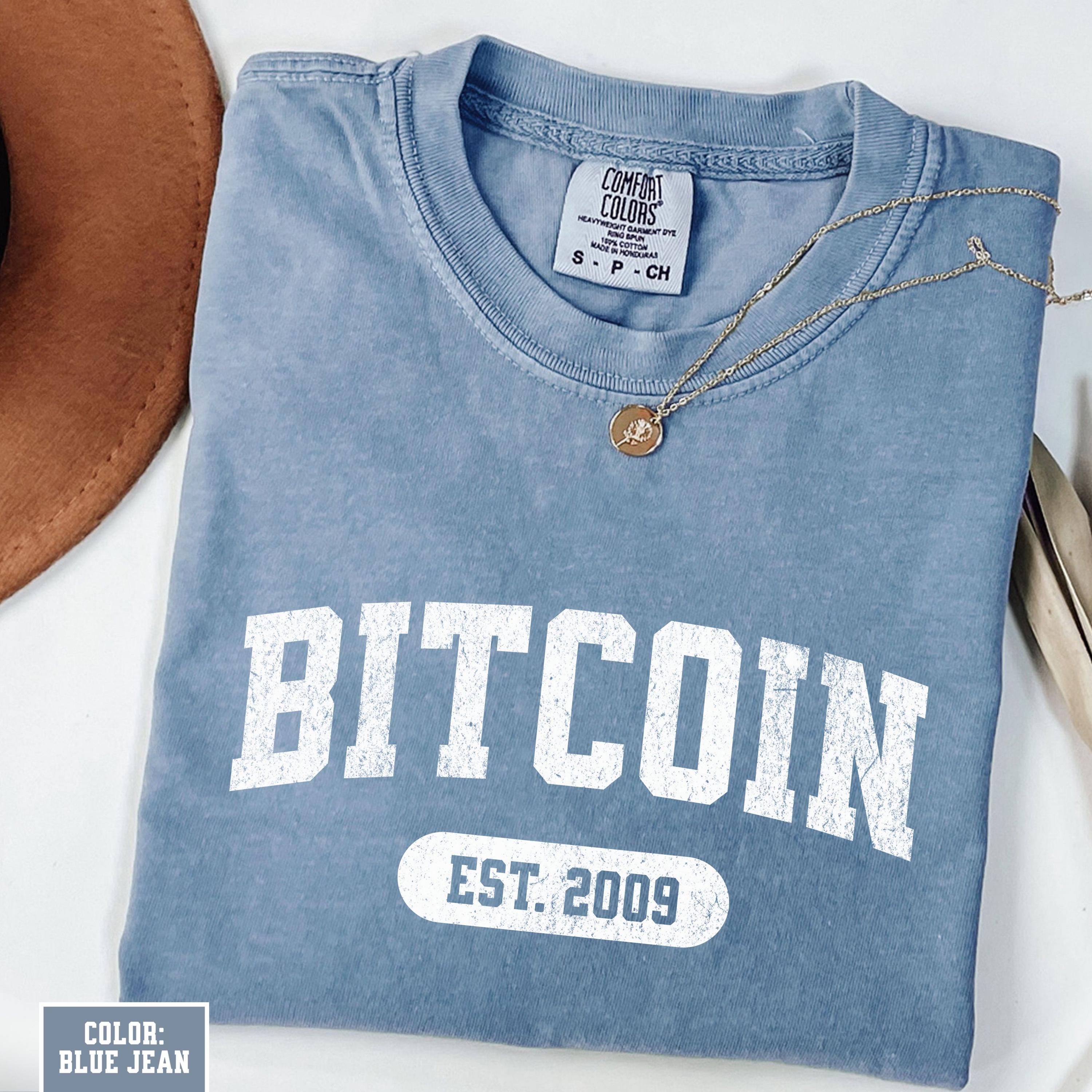 Bitcoin Shirt Unisex, Bitcoin EST 2009, Crypto T-shirt, Minimalist Bitcoin  Tee, Bitcoin Trader Gift, BTC Gift, Bitcoin Merch, Crypto Fan Tee - Etsy
