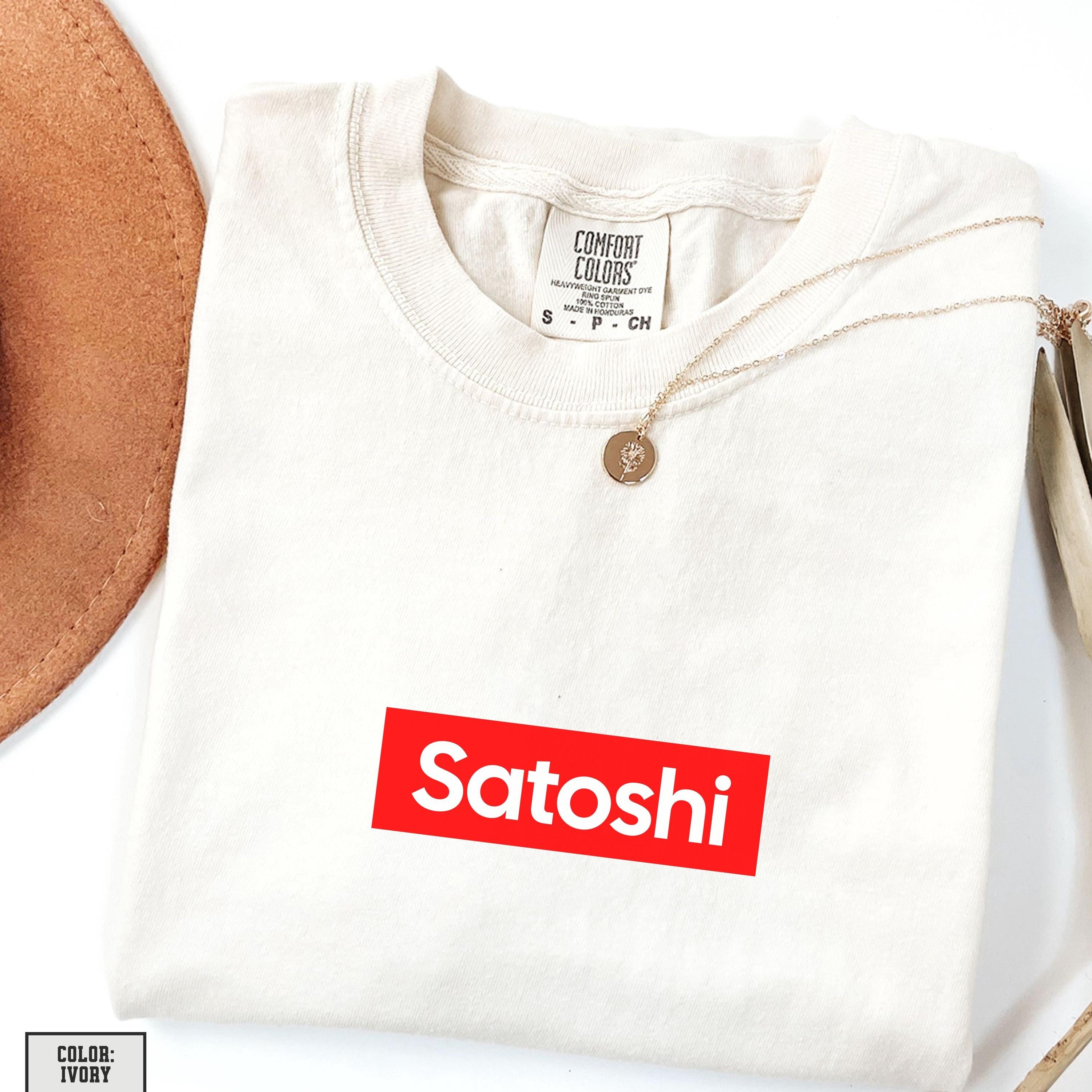 Bitcoin Shirt Comfort Colors, Crypto Tee, Small BTC Logo, Bitcoin Trader  Gift, Soft Vintage Look, Unisex Streetwear Tee, Satoshi Nakamoto - Etsy