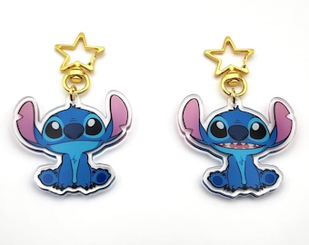Blue Alien Keychain