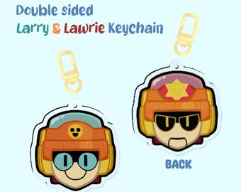 Larry & Lawrie Double Sided Keychain