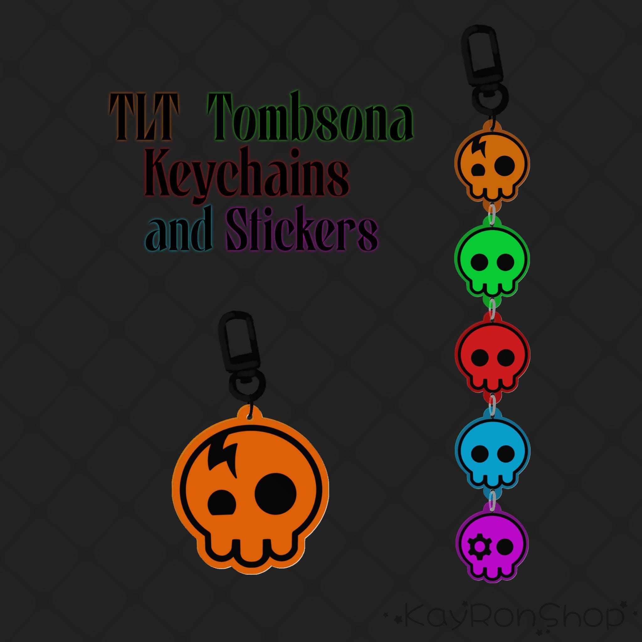TLT Tombsona Keychains and Stickers - Etsy
