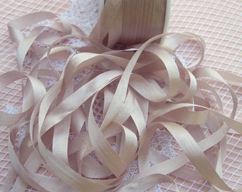 WIDE GOLD # 660 10 YDS 100/% SILK RIBBON 1//2/" 13MM