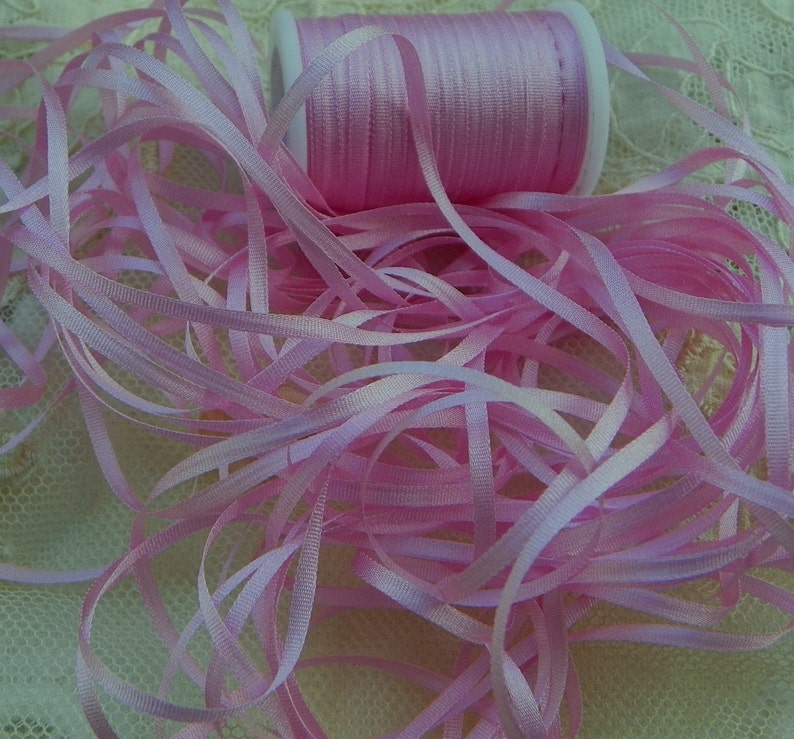 EMBROIDERY RIBBON 100/% SILK 2MM 100 YARD ASSORTMENT