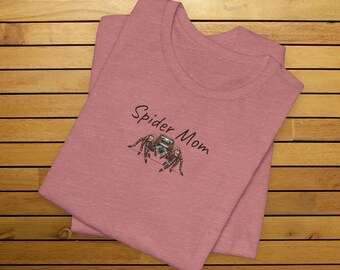 Shirt moeder springspin: Arachnid Keeper Tee, grappig grafisch T-shirt spinnenliefhebber