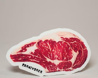 Ribeye Steak Sticker Carnivores