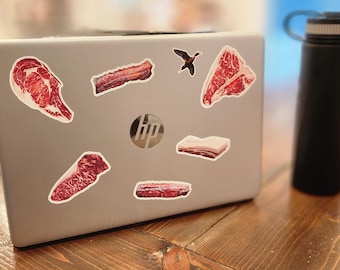 Ribeye Steak meat sticker 2 pack carnivores