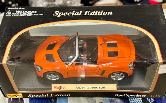 opel 1899 ミニカー 1/18 Opel Speedster Orange Vintage Diecast Sports Car European