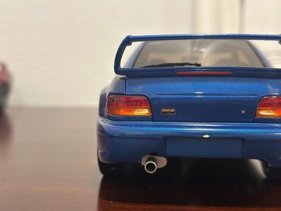 Subaru Impreza 22B WRX STI Autoart 1/18 | Rare - Etsy