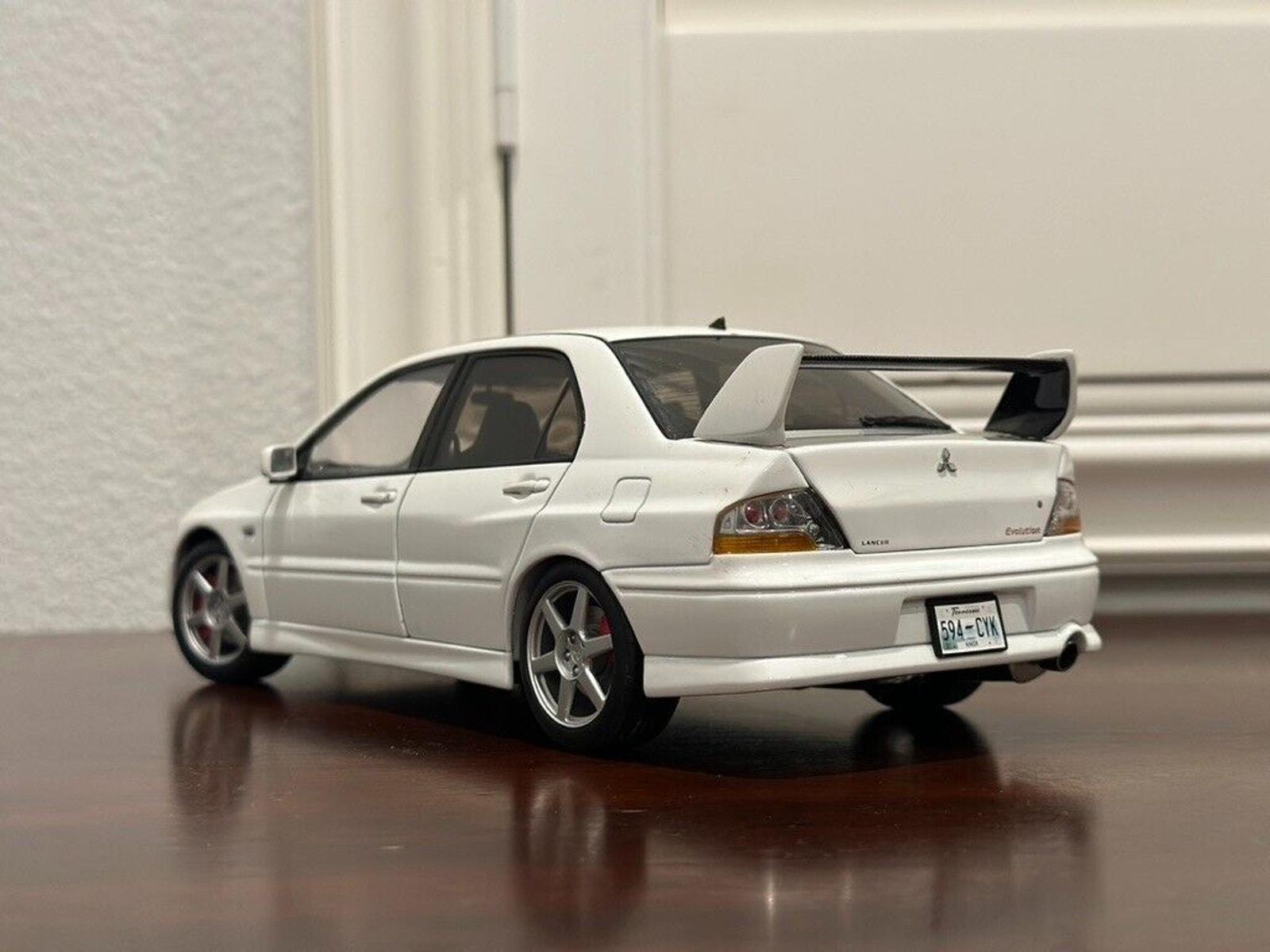 Mitsubishi Lancer Evo 8 VIII Street Car White Autoart 1/18 - Etsy
