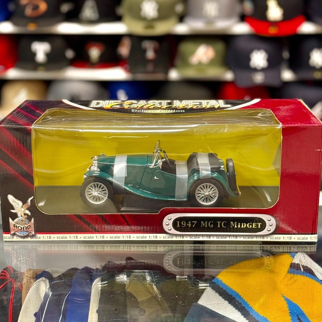 1/18 1947 MG TC Midget Green Road Signature Diecast Model Car - Etsy