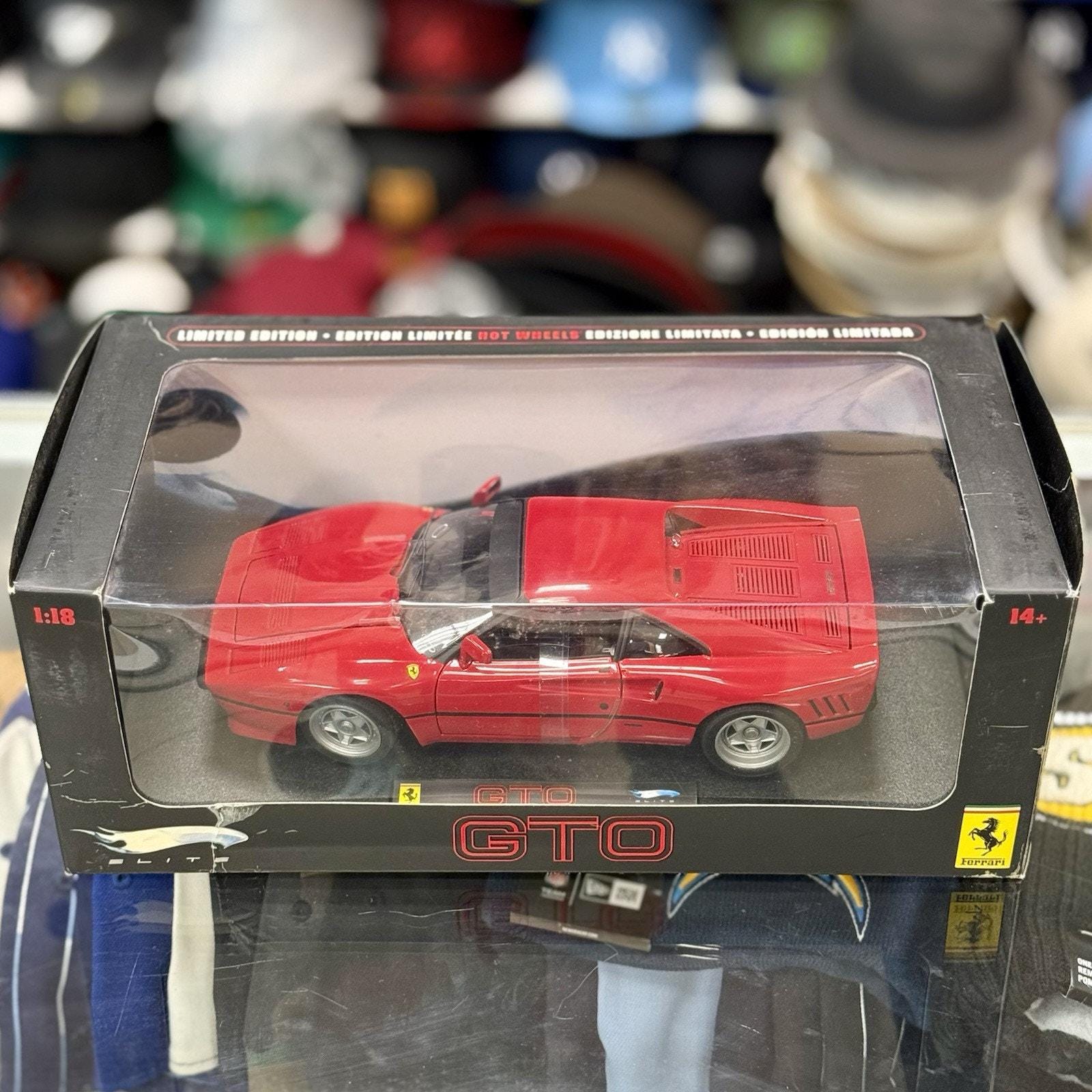 1/18 Ferrari 288 GTO Red Hot Wheels Elite Diecast Model Car | New